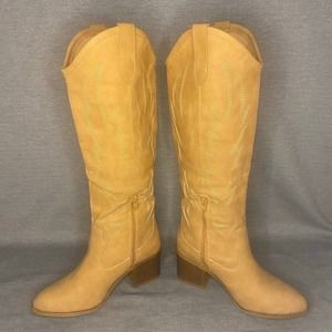 WOMEN'S DIRTY LAUNDRY UPWIND TALL WESTERN BOOTS SIZE 6